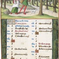 May. Picking Branches, f. 3r
