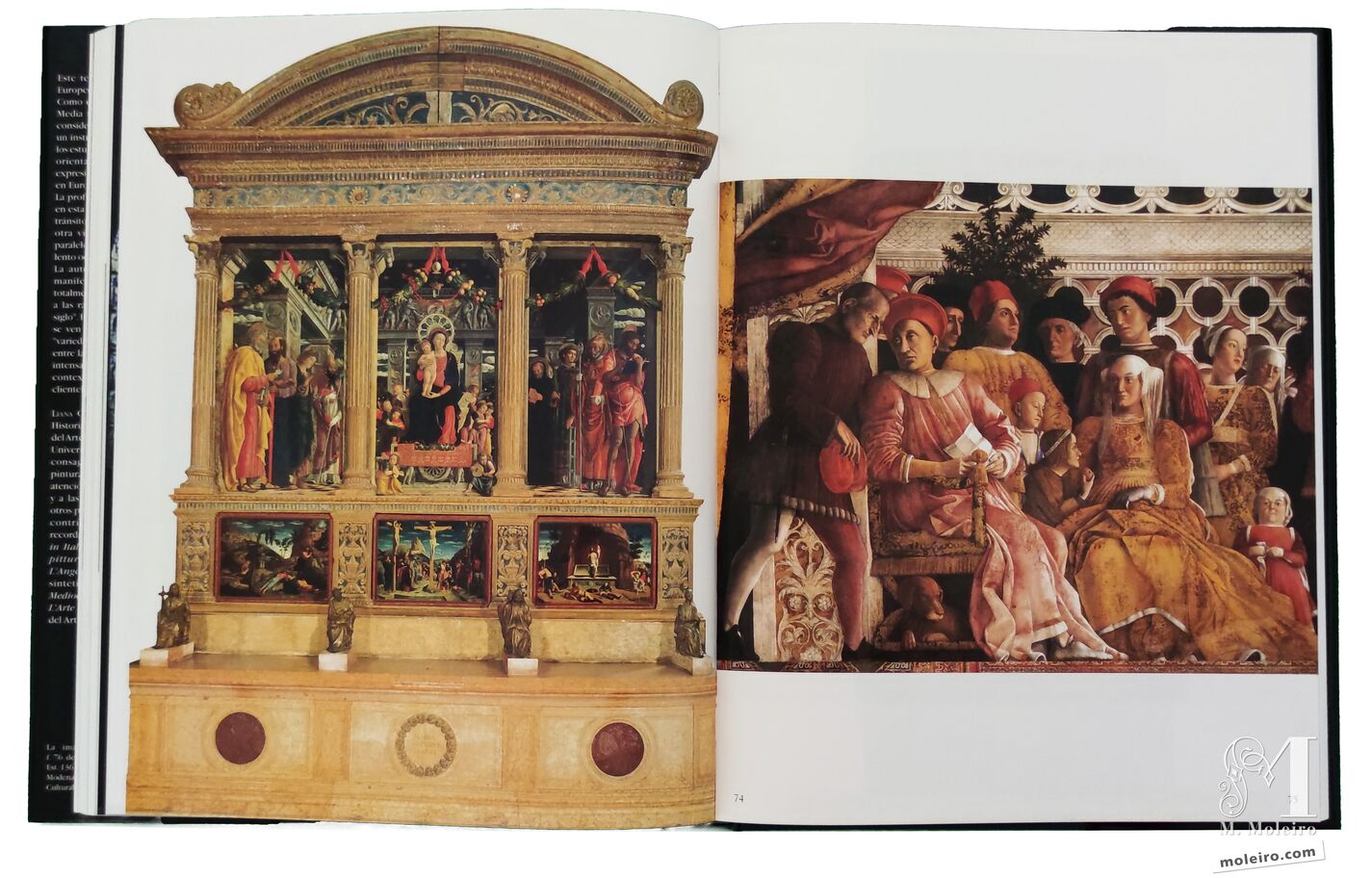 Andrea Mantegna, La corte, Mantua, Palacio Ducal, Cmara de los Esposos 
