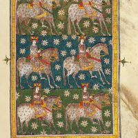 f. 196r, The Raider Faithfull and True upon the white horse