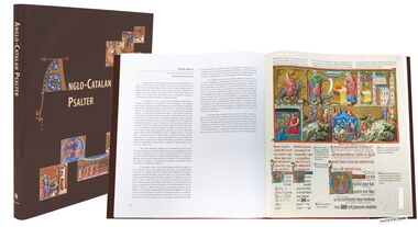 Livre d'étude du Psautier Anglo-Catalan  Le témoignage le plus brillant et le plus lucide de la meilleure peinture des XIIIe et XIVe siècles.