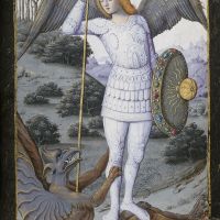 Saint Michel, archange, f. 71r