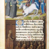 Antoine et le miracle de l’Eucharistie, f. 185v