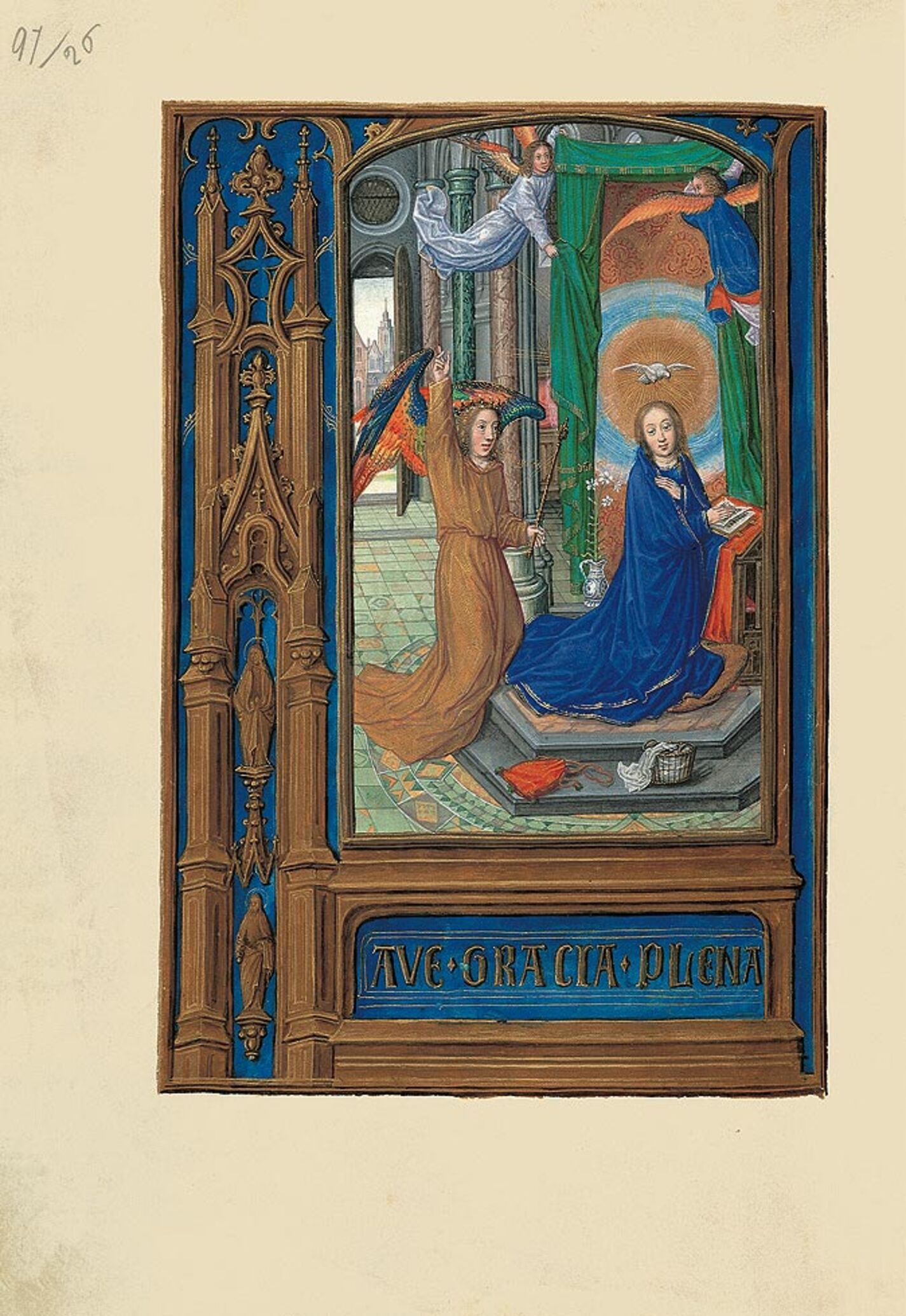 La Anunciacin, f. 56v