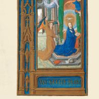 f. 56v, The Annunciation