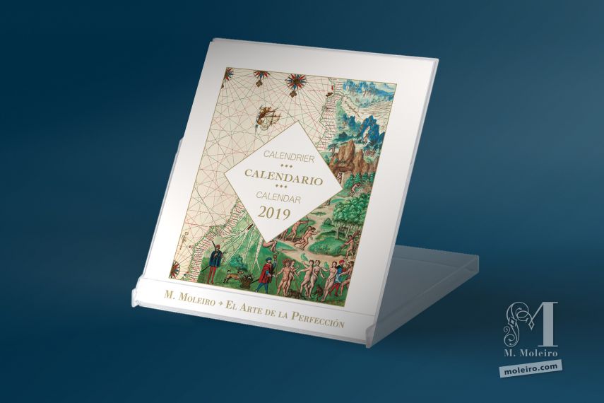 Kalender Moleiro 2019 CD kalender (16 seiten 14x12 cm)