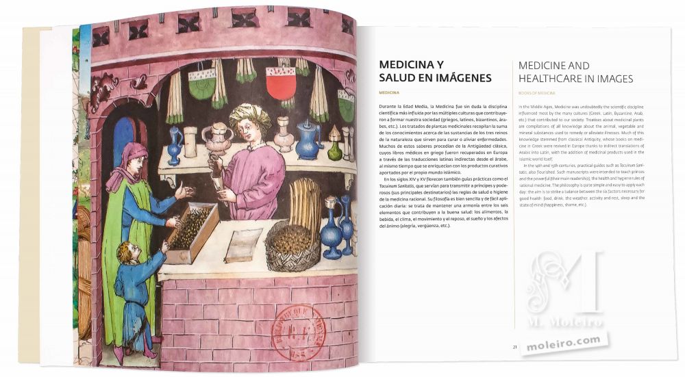Catalogo di M. Moleiro, l'arte della perfezione Medicina e salute in immagini
