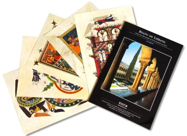 Carpeta de 12 pósters del Beato de Liébana, códice de Santo Domingo de Silos 12 p�sters de alta calidad de 285 � 420 mm