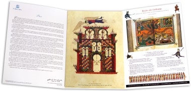 Carpeta de 12 pósters del Beato de Liébana, códice de Santo Domingo de Silos 12 p�sters de alta calidad de 285 � 420 mm