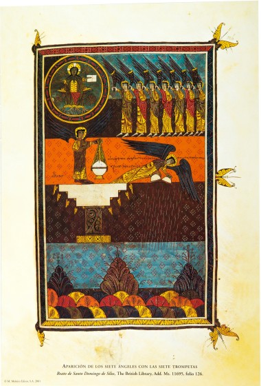 Carpeta de 12 pósters del Beato de Liébana, códice de Santo Domingo de Silos 12 p�sters de alta calidad de 285 � 420 mm