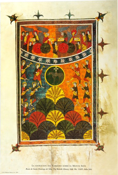 Carpeta de 12 pósters del Beato de Liébana, códice de Santo Domingo de Silos 12 p�sters de alta calidad de 285 � 420 mm