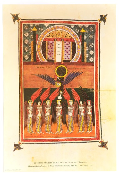 Carpeta de 12 pósters del Beato de Liébana, códice de Santo Domingo de Silos 12 p�sters de alta calidad de 285 � 420 mm