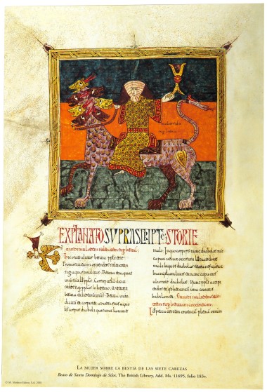 Carpeta de 12 pósters del Beato de Liébana, códice de Santo Domingo de Silos 12 p�sters de alta calidad de 285 � 420 mm