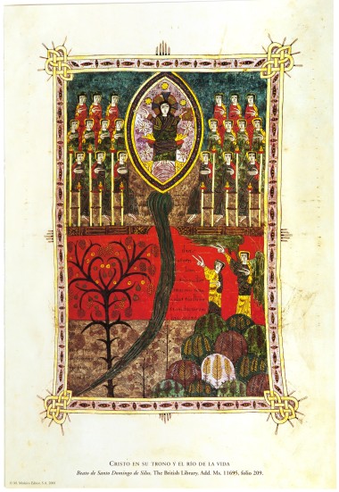 Carpeta de 12 pósters del Beato de Liébana, códice de Santo Domingo de Silos 12 p�sters de alta calidad de 285 � 420 mm