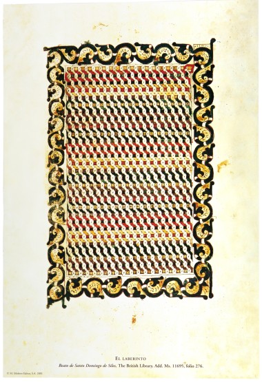Carpeta de 12 pósters del Beato de Liébana, códice de Santo Domingo de Silos 12 p�sters de alta calidad de 285 � 420 mm