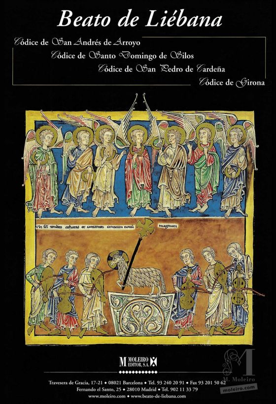 Cartella di 12 poster dei beati di Liebana, di San Andrés di Arroyo, San Domenico di Silos, San Pietro di Cardeña e San Salvatore di Tábara. 