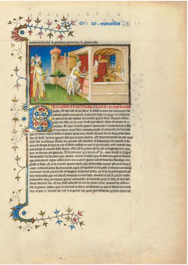 Livre des merveilles du monde, Marco Polo - Odoric de Pordenone Biblioth�que nationale de France