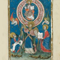 f. 11r, Le serment de l’ange et les sept tonnerres