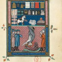 f. 62r, The treasures of Babylon (Ap. 18, 11-14)