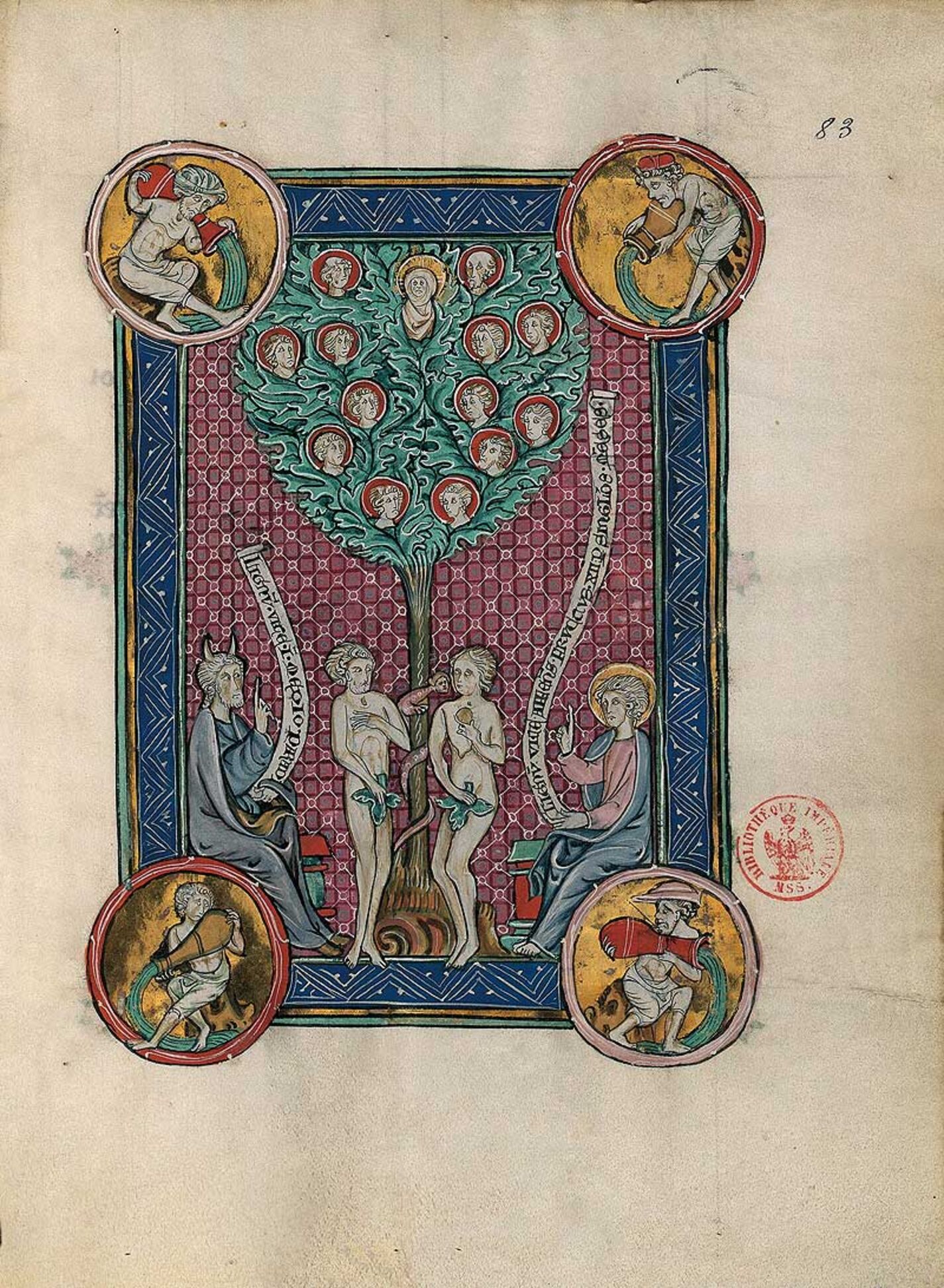 El árbol de la Vida, f. 83r