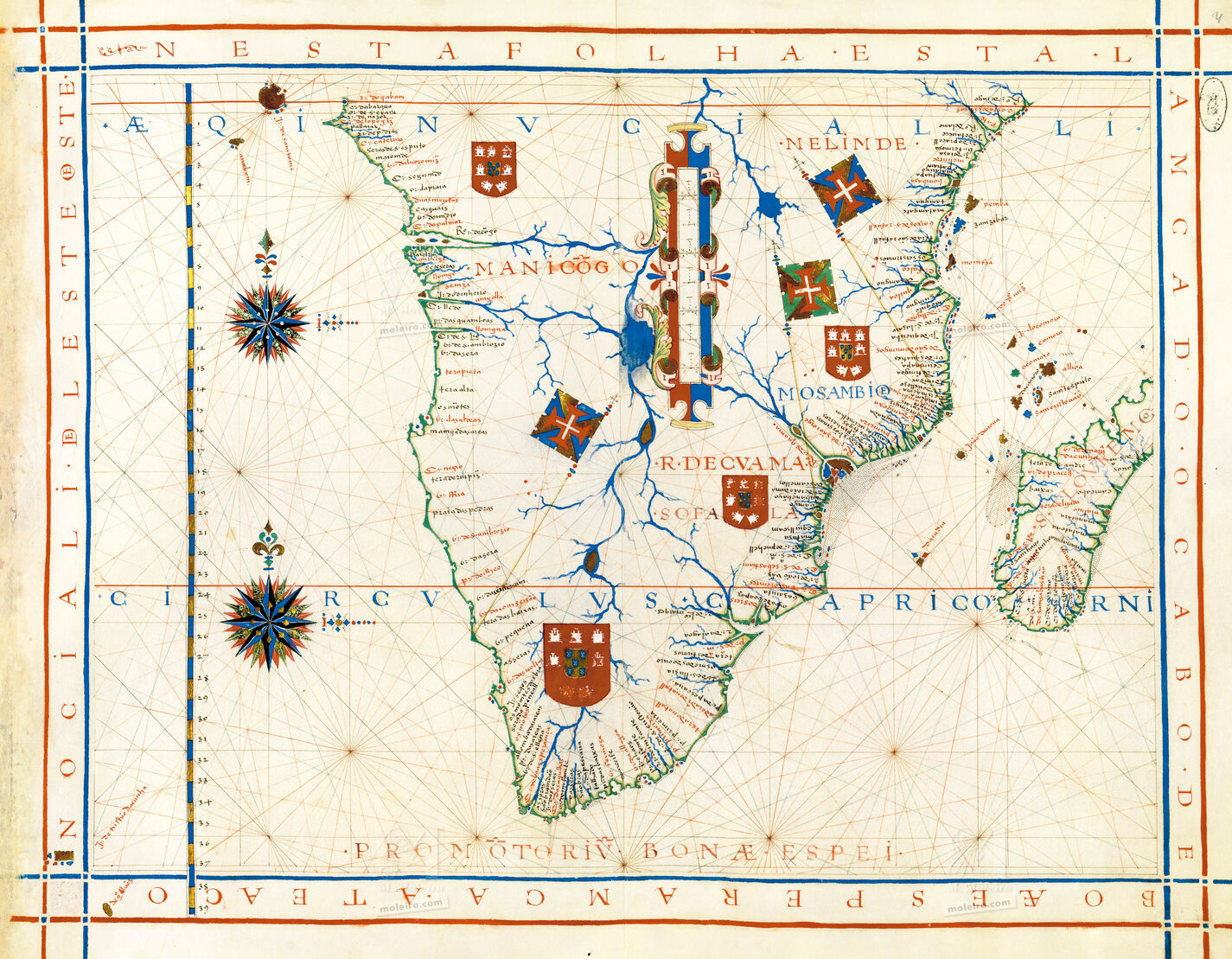 Mapa 4: Sur de África y Madagascar