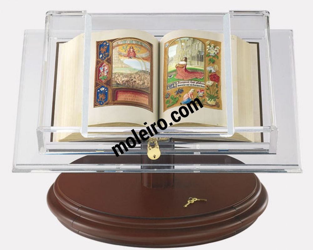 Atril-expositor para códices medianos Atril con el Libro de Horas de Juana la Loca