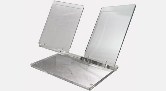 Grosses Plexiglas-Lesepult