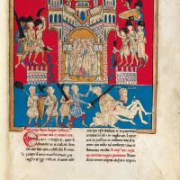 f. 106r, Der Antichrist lässt die zwei Märtyrer töten