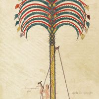 f. 147v, The metaphor of the palm tree