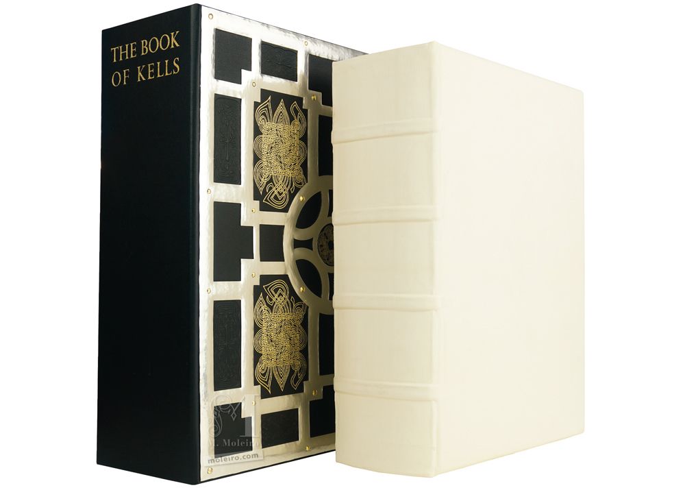 El Libro de Kells (Book of Kells) Estuche protector y encuadernación