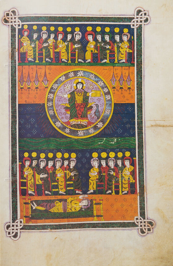 Cartella di 6 lamine del Beato di Liebana, codice di San Domenico di Silos.  