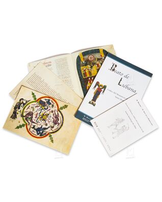 Pasta com 6 l&acirc;minas do Beato de Li&eacute;bana, c&oacute;dice de Santo Domingo de Silos 6 l&acirc;minas quase-originais
