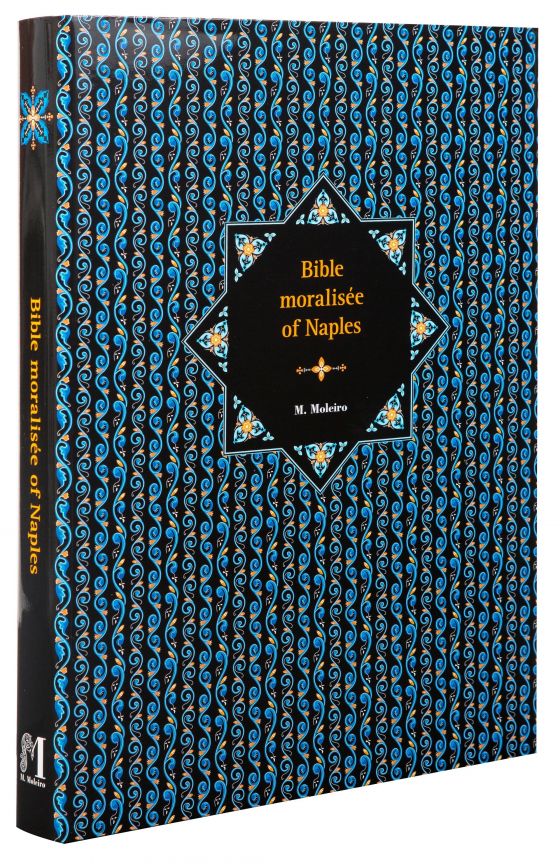 Front and back covers of the book of art of The Bible Moralisee of Naples, Franais 9561, (1340-1350 Naples) Bibliothèque nationale de France