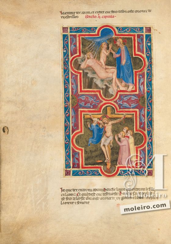 Bíblia moralizada de Nápoles f. 7v