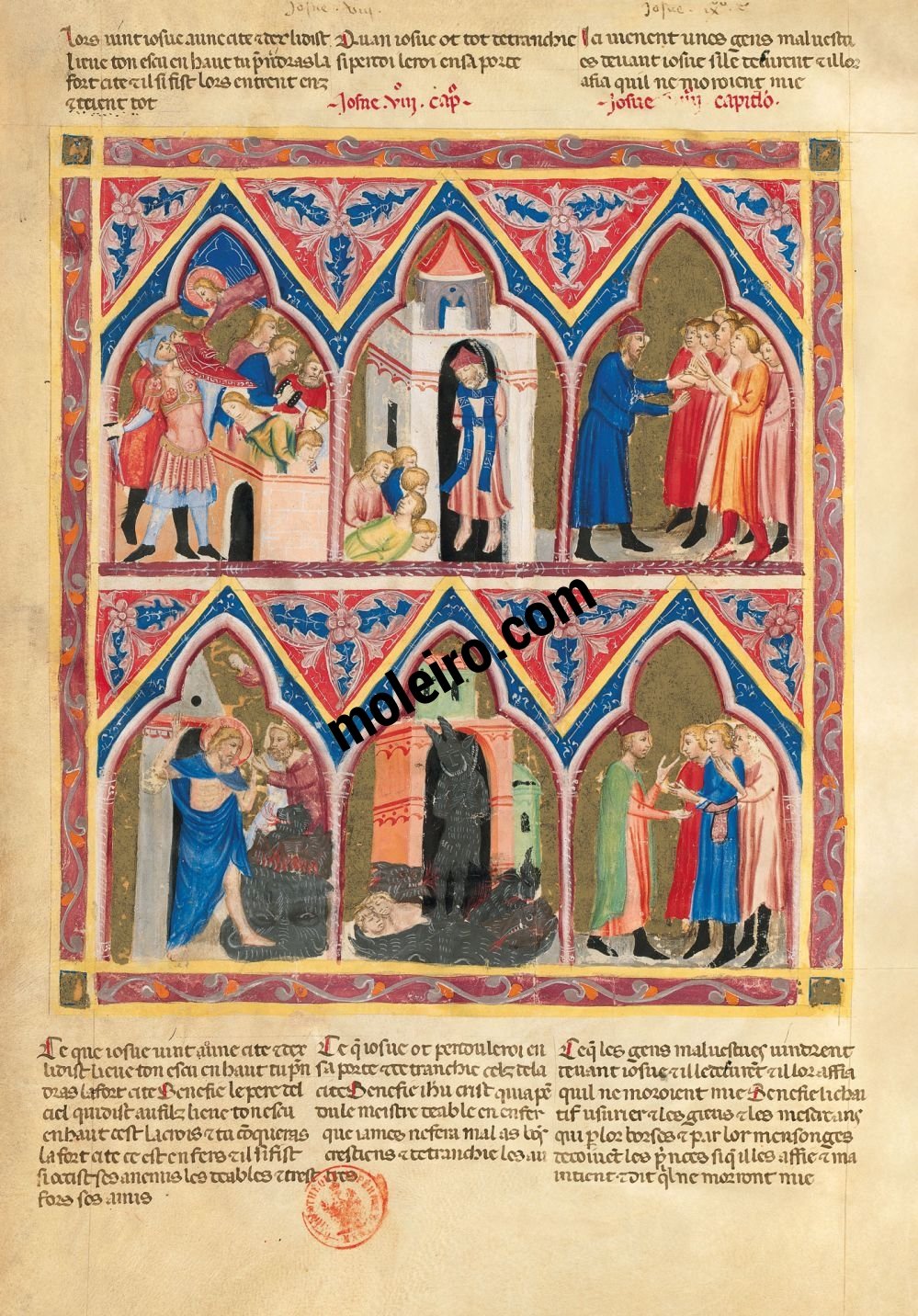 Bibbia moralizzata di Napoli f. 106v