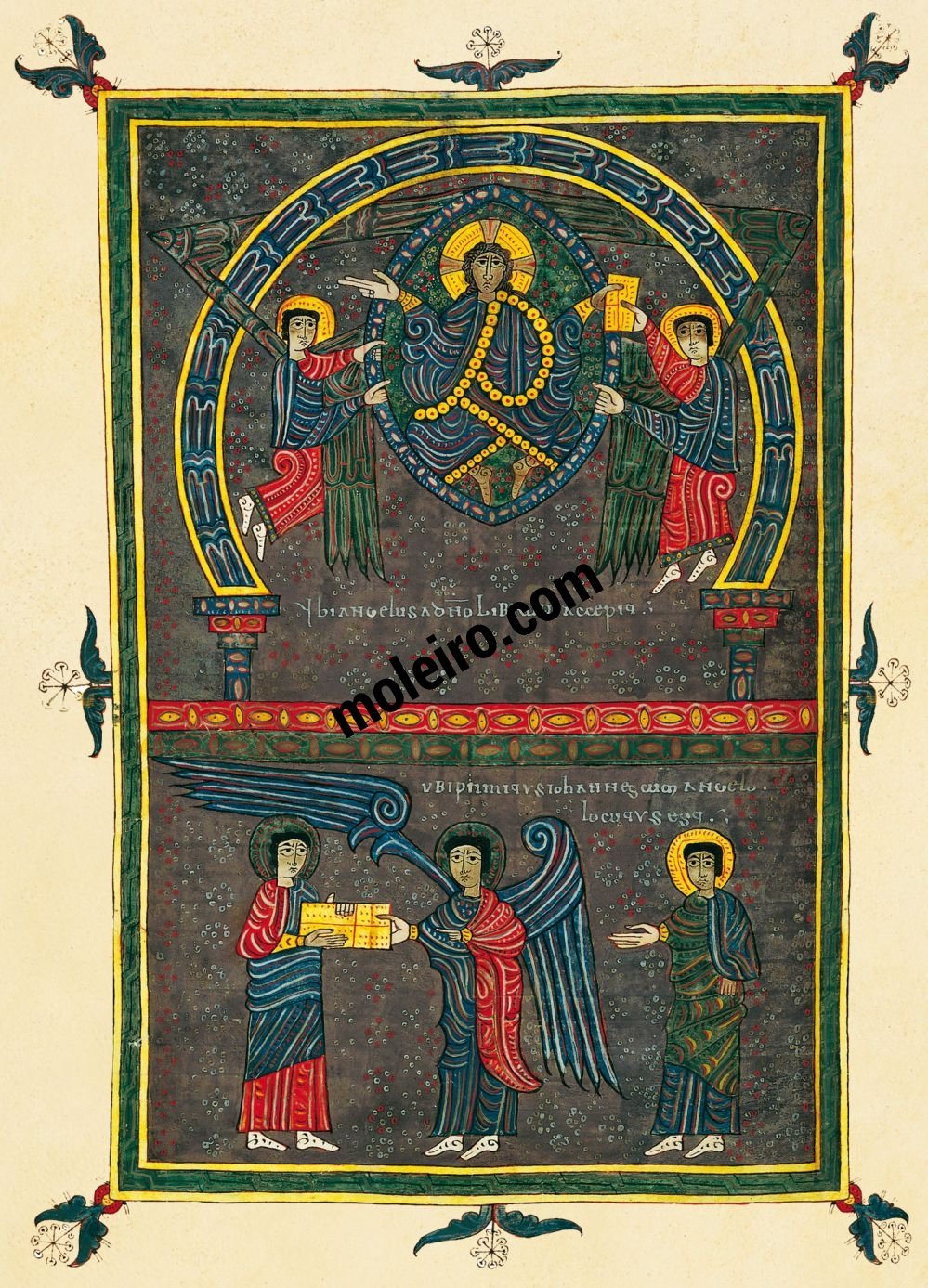 Beatus von Silos f. 18v, Die Offenbarung des Heiligen Johannes
