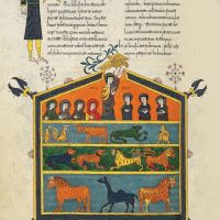 <p>f. 79v, Noah’s Ark</p>
