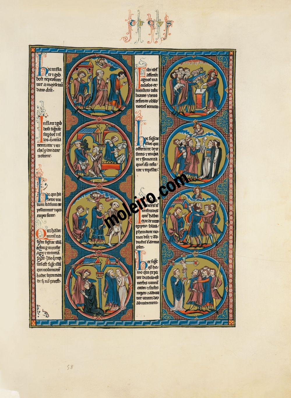 Die Bibel Ludwigs des Heiligen Bd.1, f. 58r