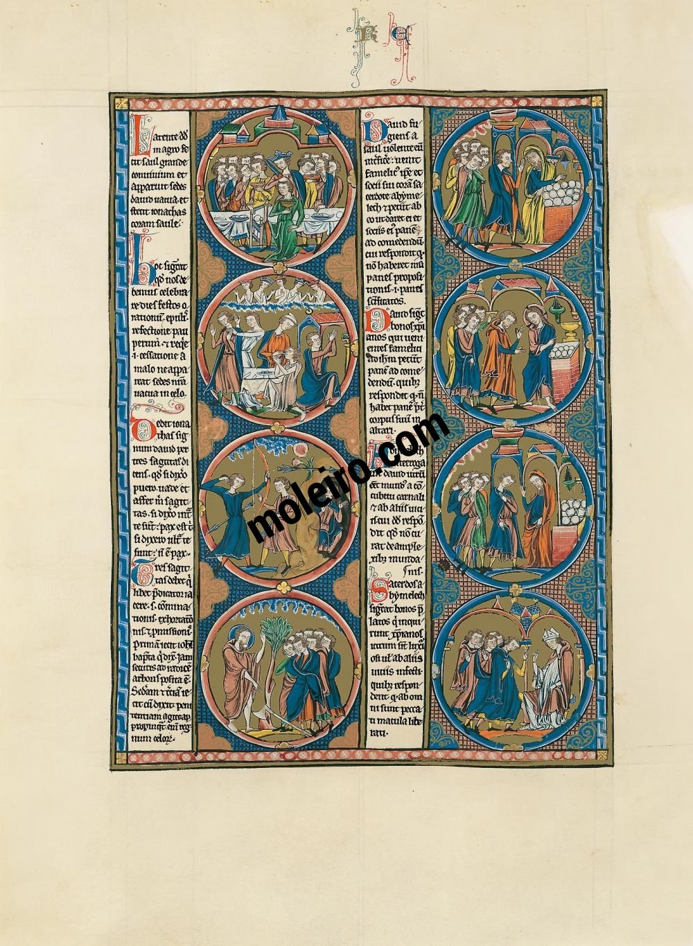 Die Bibel Ludwigs des Heiligen Bd.1, f. 107v