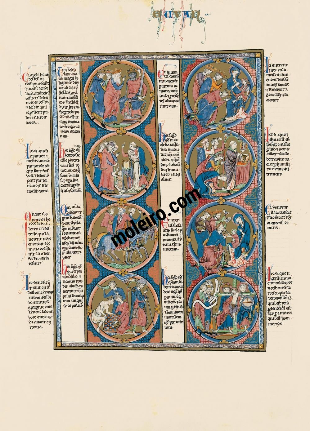 Die Bibel Ludwigs des Heiligen Bd.3, f. 9v