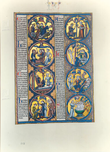 Pasta com 2 lâminas da Bíblia de São Luís: Êxodo 2 lâminas quase-originais