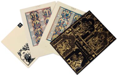 Pasta com 2 lâminas da Bíblia de São Luís: Êxodo 2 lâminas quase-originais