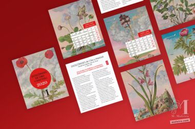 Calendario Moleiro 2020 Calendario de mesa formato CD (12 páginas 14x12 cm)