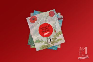 Calendario Moleiro 2020 Calendario de mesa formato CD (12 páginas 14x12 cm)