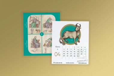 Calendario Moleiro 2021 Calendario de mesa formato CD (12 páginas 14x12 cm)