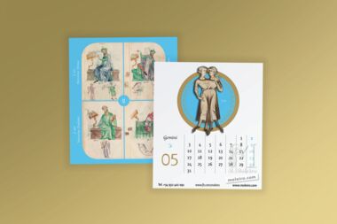 Calendario Moleiro 2021 Calendario de mesa formato CD (12 páginas 14x12 cm)