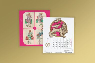 Calendario Moleiro 2021 Calendario de mesa formato CD (12 páginas 14x12 cm)