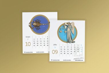 Calendario Moleiro 2021 Calendario de mesa formato CD (12 páginas 14x12 cm)