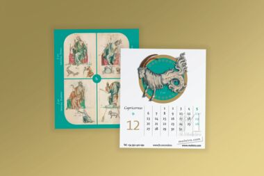 Calendario Moleiro 2021 Calendario de mesa formato CD (12 páginas 14x12 cm)