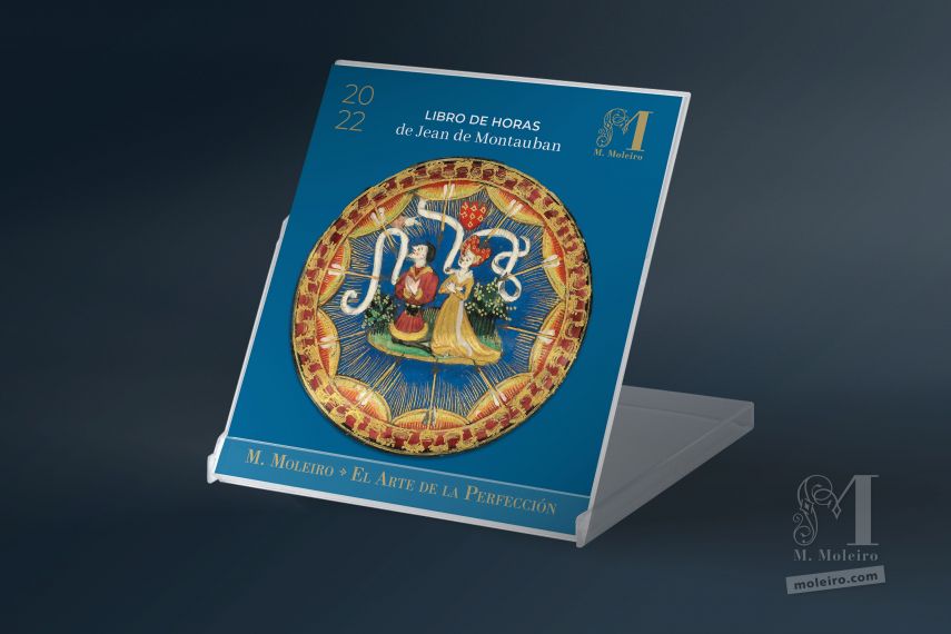 Moleiro-Kalender 2022 Tischkalender im CD-Format (12 Seiten zu 14x12 cm)