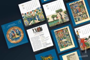 Calendário Moleiro 2022 Calendário de mesa formato CD (12 páginas 14x12 cm)